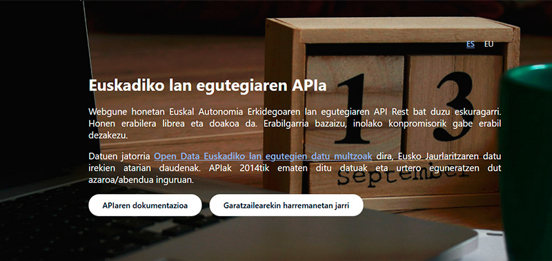 API Rest del Calendarilo laboral de Euskadi