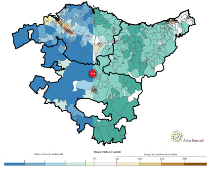 Aplikazio irabazlearen irudia: Atlas de salud, medioambiental y socioeconómico de Euskadi por áreas pequeñas