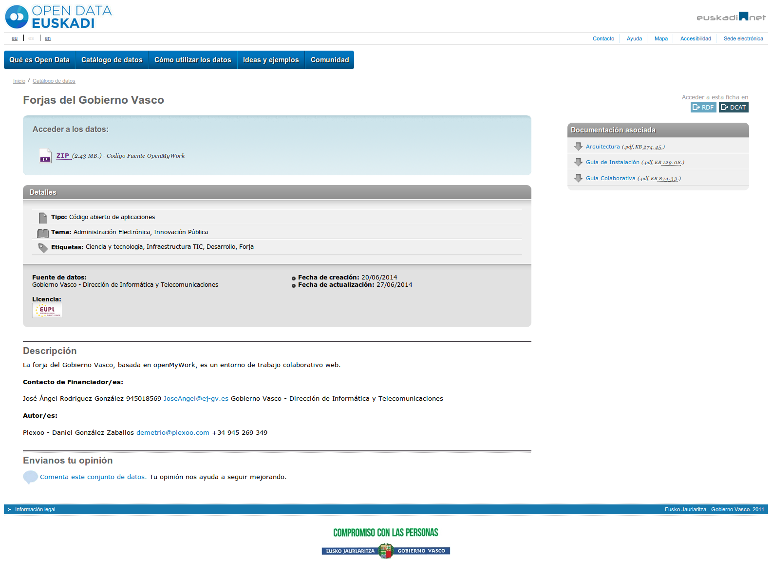 Open Data Euskadi Openapps