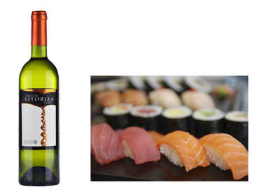 Señorío de Astobiza y sushi