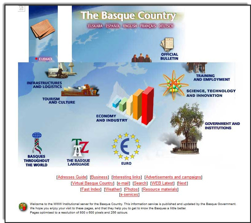 Euskadi.net 1999an