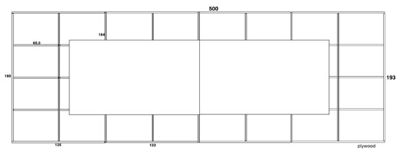 Pabell�n Donostia (proyecto no realizado) - Material empleado en la intervenci�n en el espacio Ad Hoc de Mugalari, suplemento cultural del diario Gara (06/11/04)