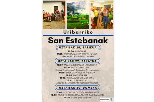 Uribarriko Jaiak 2023 Aramaion