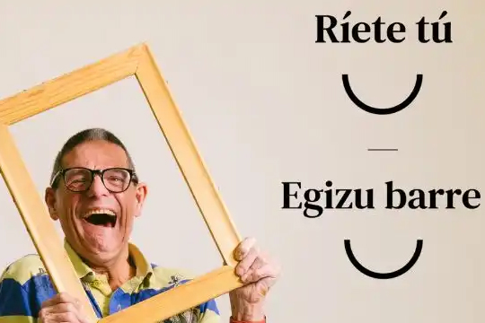 "Egizu Barre - Ri&eacute;te t&uacute;"