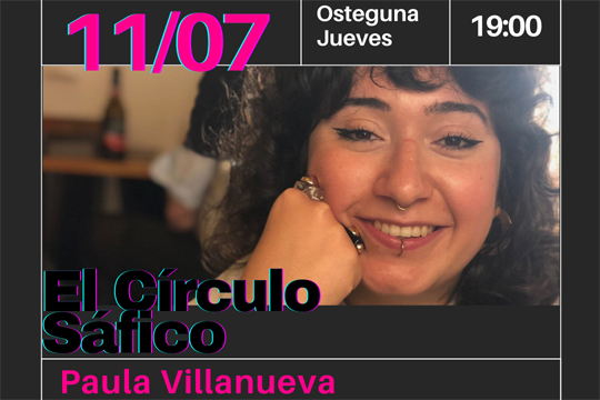 Liburu aurkezpena: "El C&iacute;rculo S&aacute;fico. Lesbianismo y bisexualidad en el Madrid de principios del siglo XX" (Paula Villanueva)