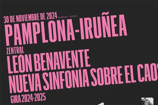 LE&Oacute;N BENAVENTE: "Nueva sinfon&iacute;a sobre el caos"