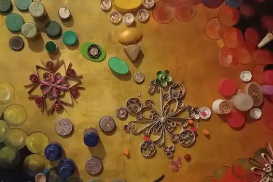 "&Oacute;leos y mandalas 3D", In&eacute;s Olivares Molinaren erakusketa