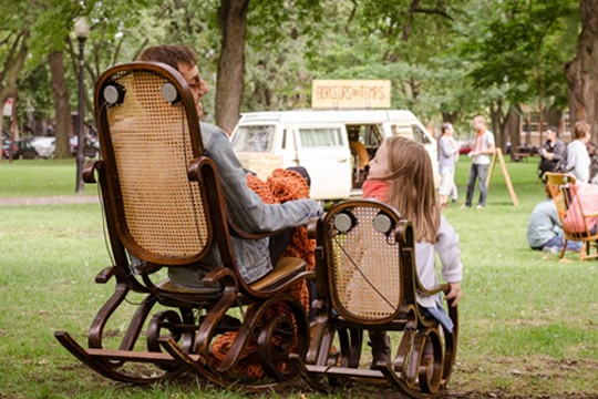 Bercers le temps: "Arrullar el tiempo"