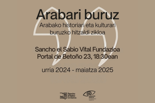 "Arabari buruz" hitzaldi zikloa: "Artisauak, merkatariak eta nekazariak Gasteizko Behe Erdi Aroko gizartean"
