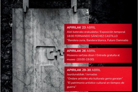 "Gernikako bonbardaketa gogoan. 88. urteurrena"