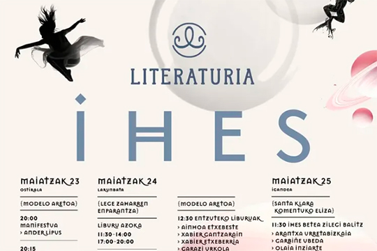 Literaturia 2025: "Ihes betea zilegi balitz"