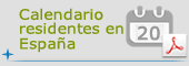 Calendario voto por correo residentes en España