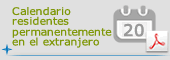 Calendario voto por correo residentes permanentemente en el extranjero