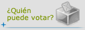 Quién puede votar