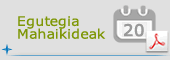 Egutegia, hauteskunde Mahai eta Lokal kopurua kontsultatzeko eta Mahaietako kideen izendapen eta aitzakia epeak kontsultatzeko