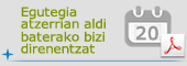 Egutegia atzerrian aldi baterako bizi direnentzat