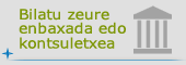 Bilatu zeure enbaxada edo kontsuletxea