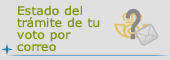 Estado del trámite de tu voto por correo