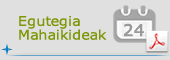 Egutegia, hauteskunde Mahai eta Lokal kopurua kontsultatzeko eta Mahaietako kideen izendapen eta aitzakia epeak kontsultatzeko