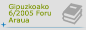 Gipuzkoako 6/2005 Foru Araua