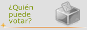 Quién puede votar