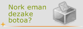 Nork eman dezake botoa?