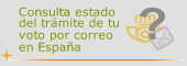 Consulta estado del tramite de tu voto por correo en Espaa