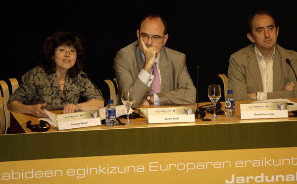Griselda Pastor, Jaume Duch eta Daniel Innerarity