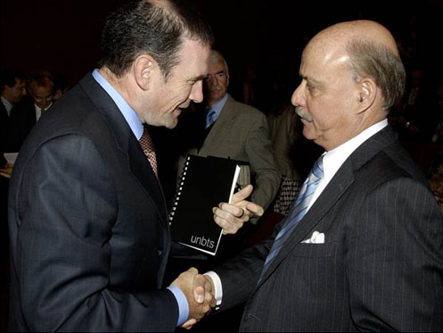 Juan Jos&eacute; Ibarretxe eta Jeremy Rifkin