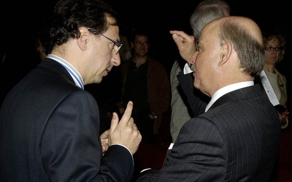 Mikel Ant&oacute;n eta Jeremy Rifkin