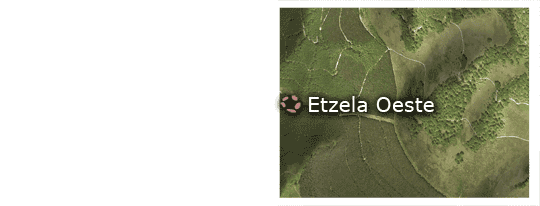 Etzela West cromlech - Location