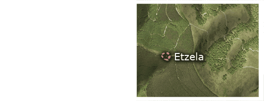 Etzela cromlechs - Location