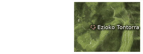 Ezioko Tontorra cromlechs - Location