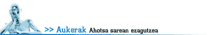 Logoa. Aukerak. Ahotsa sarean ezagutzea