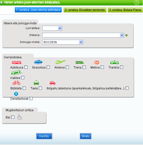 1. urratsa - Pantaila-irudia