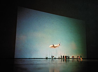 Obra: You ain&rsquo;t go nowhere (I believe I can fly) 1999. Video Instalaci&oacute;n
