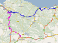 Gipuzkoako mapa Beasainetik