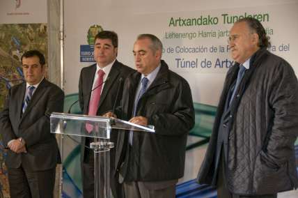 Ernesto Gasco, Gorka Carro, I�aki Arriola e I�aki Azkuna 