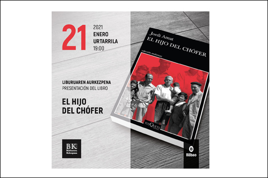 Presentaci&oacute;n del libro "El hijo del chofer" con su autor, Jordi Amat, y el periodista Dani &Aacute;lvarez
