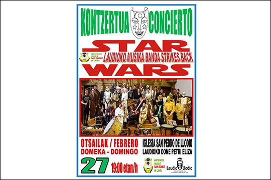 CONCIERTO DE CARNAVAL: "STAR WARS: LA BANDA DE M&Uacute;SICA DE LLODIO CONTRAATACA II"