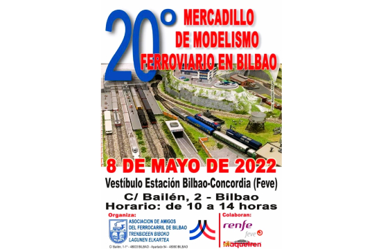 20&ordm; Mercadillo de Modelismo Ferroviario en Bilbao