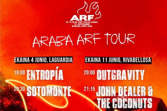 Azkena Rock Festival 2022:  Araba ARF Tour