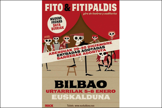 Conciertos de Fito & Fitipaldis (Bilbao-Euskalduna)