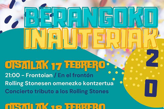 Programa de Carnavales de Berango 2023