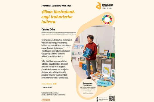 Taller sobre c&oacute;mo leer los &aacute;lbumes ilustrados, con Carmen Elvira