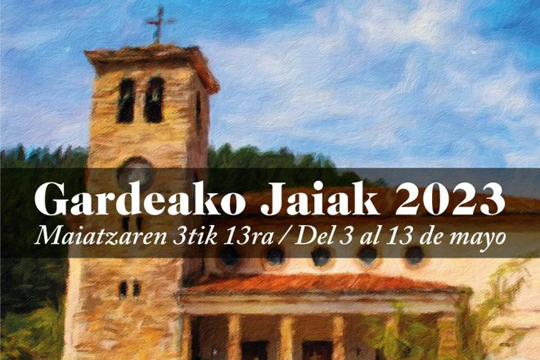 Programa Fiestas de Santa Cruz de Gardea 2023 en Laudio