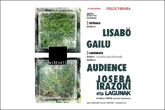 BIDEHUTS JAIA 2023: LISABO + GAILU