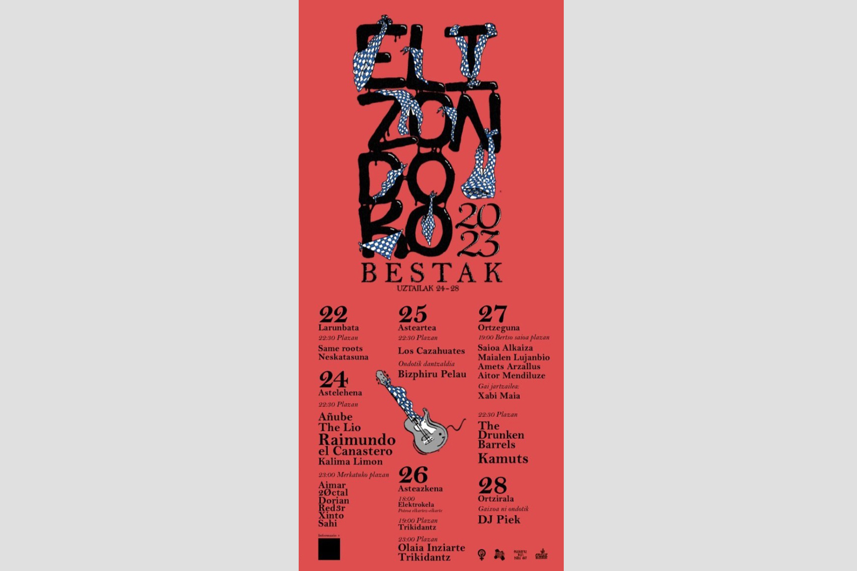 Fiestas de Elizondo 2023: Olaia Inziarte + Trikidantz