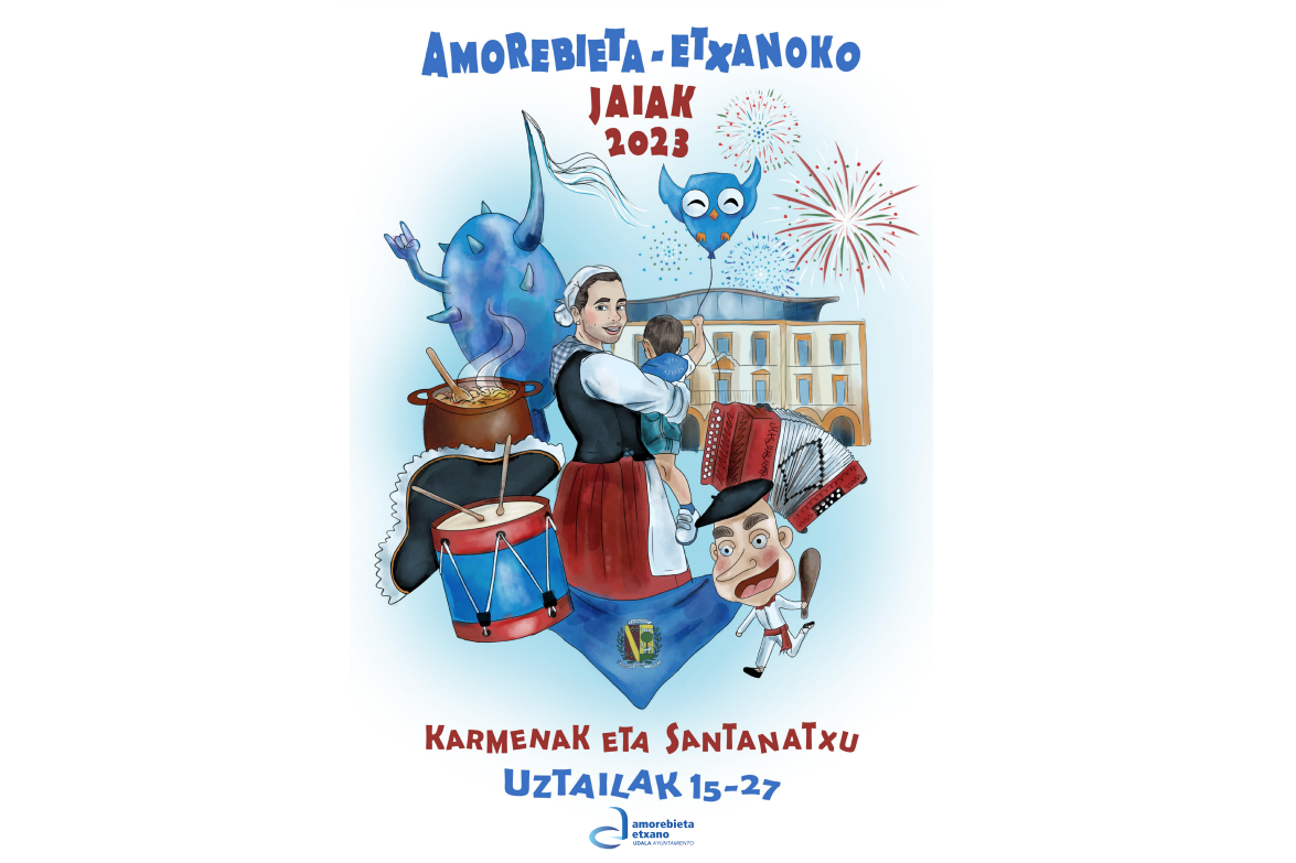 Fiestas de Amorebieta Etxano 2023: OBK + Rebeca + Chimo Bayo + Fernandisco