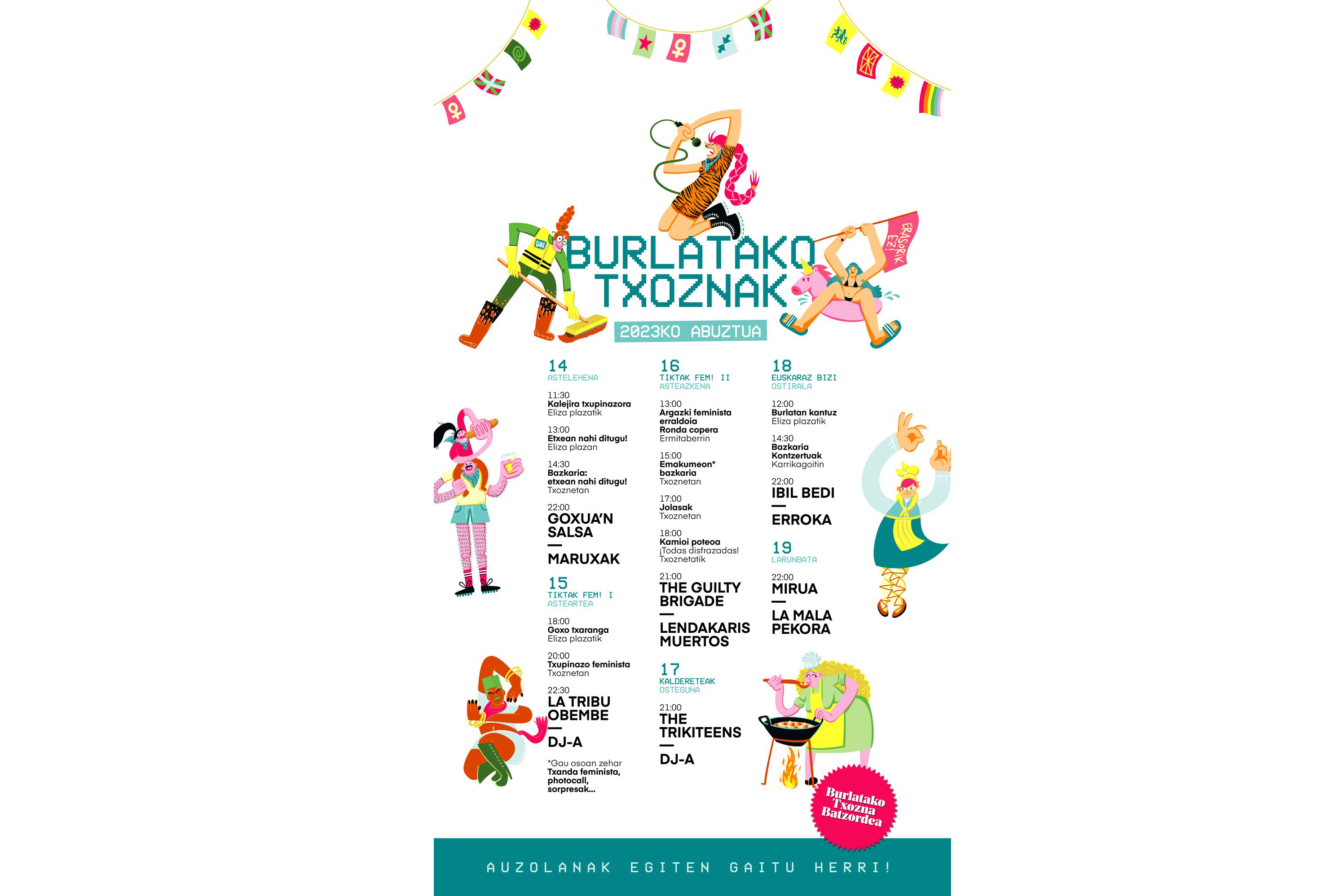 Fiestas de Burlada 2023: The Guilty Brigade + Lendakaris Muertos